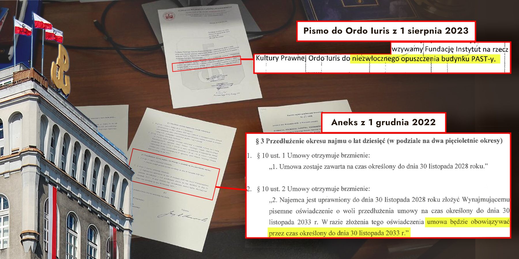 Otrzymali�my nakaz opuszczenia naszego biura!